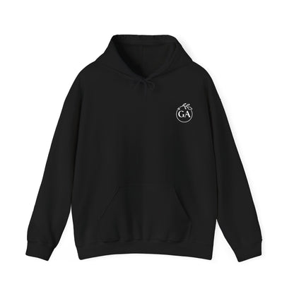 Floral Goods Affairs Hoodie — Minimal Line Art Flower Pullover